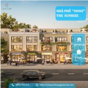 Chuyển nhượng nhà phố xẻ khe - The Sunrise, Vinhomes Green City