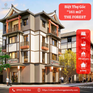 Bệt thự góc vinhomes green city khu phố trung hoa