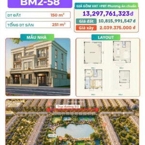 Bán sản phẩm giãn xây 2 năm tại Vinhomes Green City