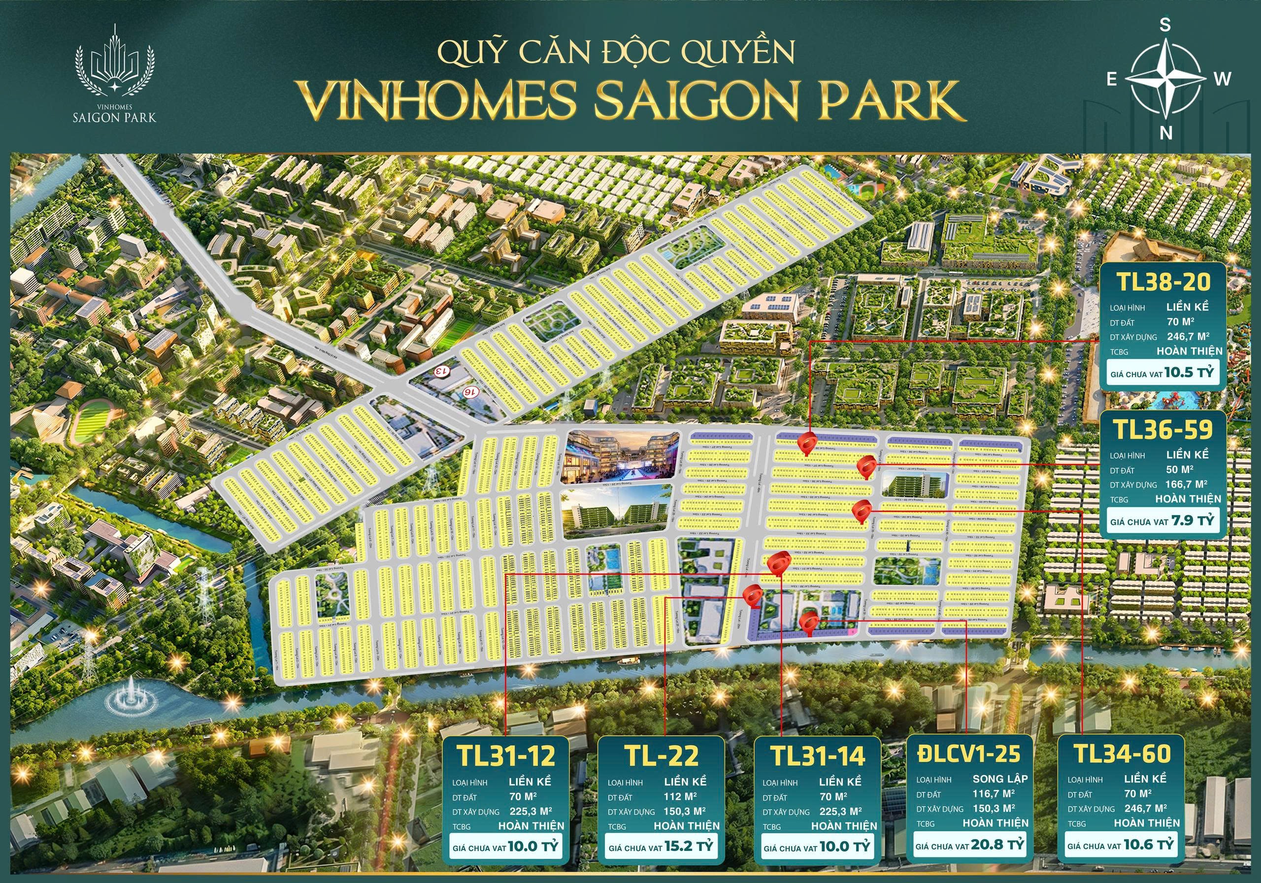 Bảng giá mới nhất Vinhomes Sai Gon Park khu bàn giao hoàn thiện nội thất