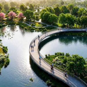 Phối cảnh công viên sinh thái Vinhomes Sai Gon Pak