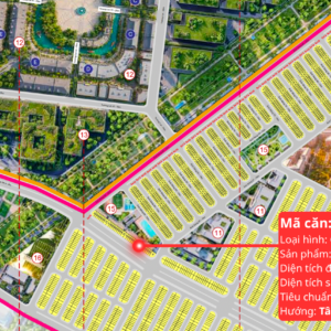 Vị trí Shophouse Vinhomes Sai Gon Park 80m2 DLCV3-84