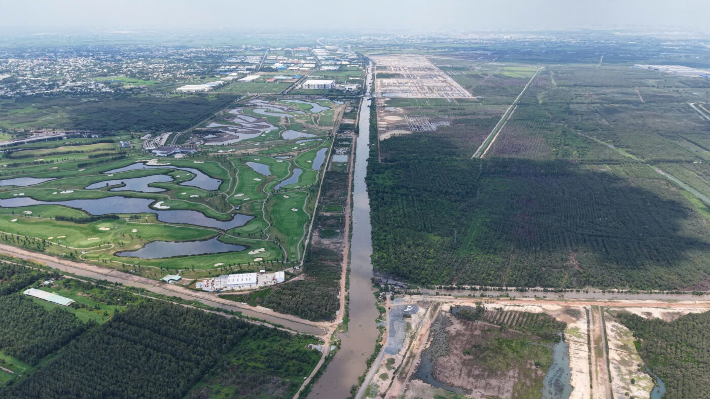 Vị trí sân Golf Leman liền kề Vinhomes Sai Gon Park
