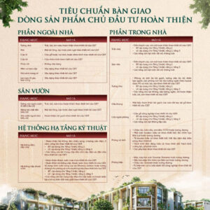 tieu chuan ban giao noi that vinhomes sai gon park